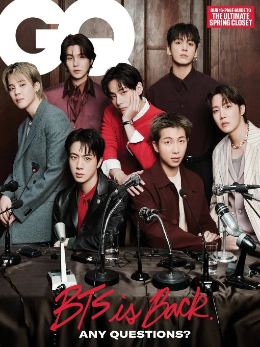 BRITISH GQ Magazine March 2026 BTS is BACK!