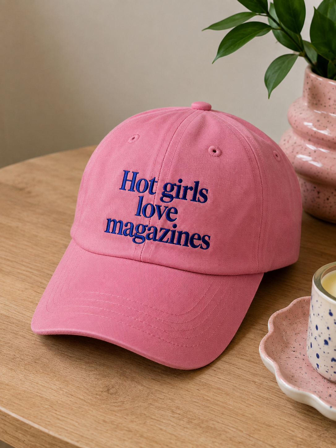 Hot Girls Love Magazines Cap