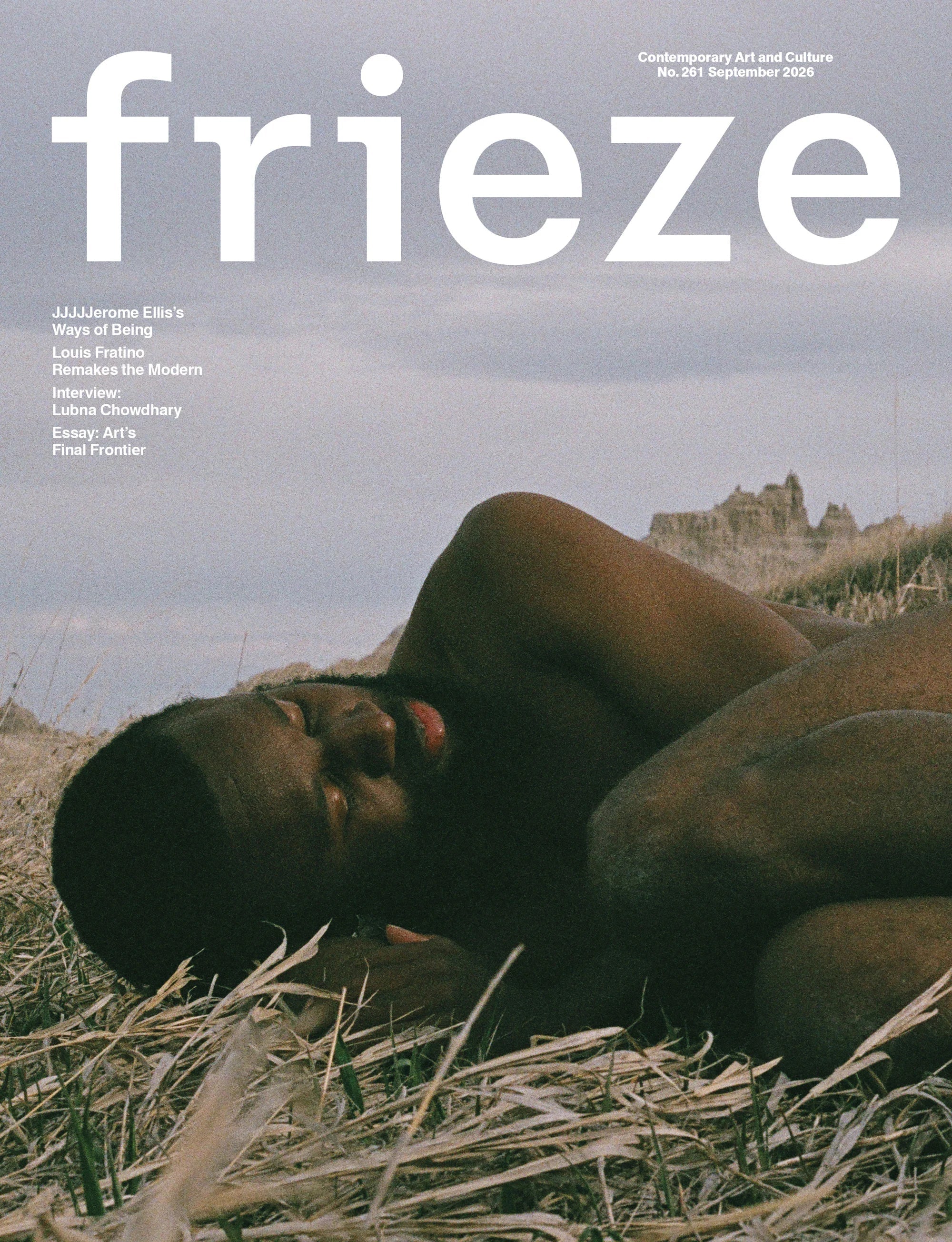 Frieze Magazine Issue 261 September 2026 cover – JJJJJerome Ellis