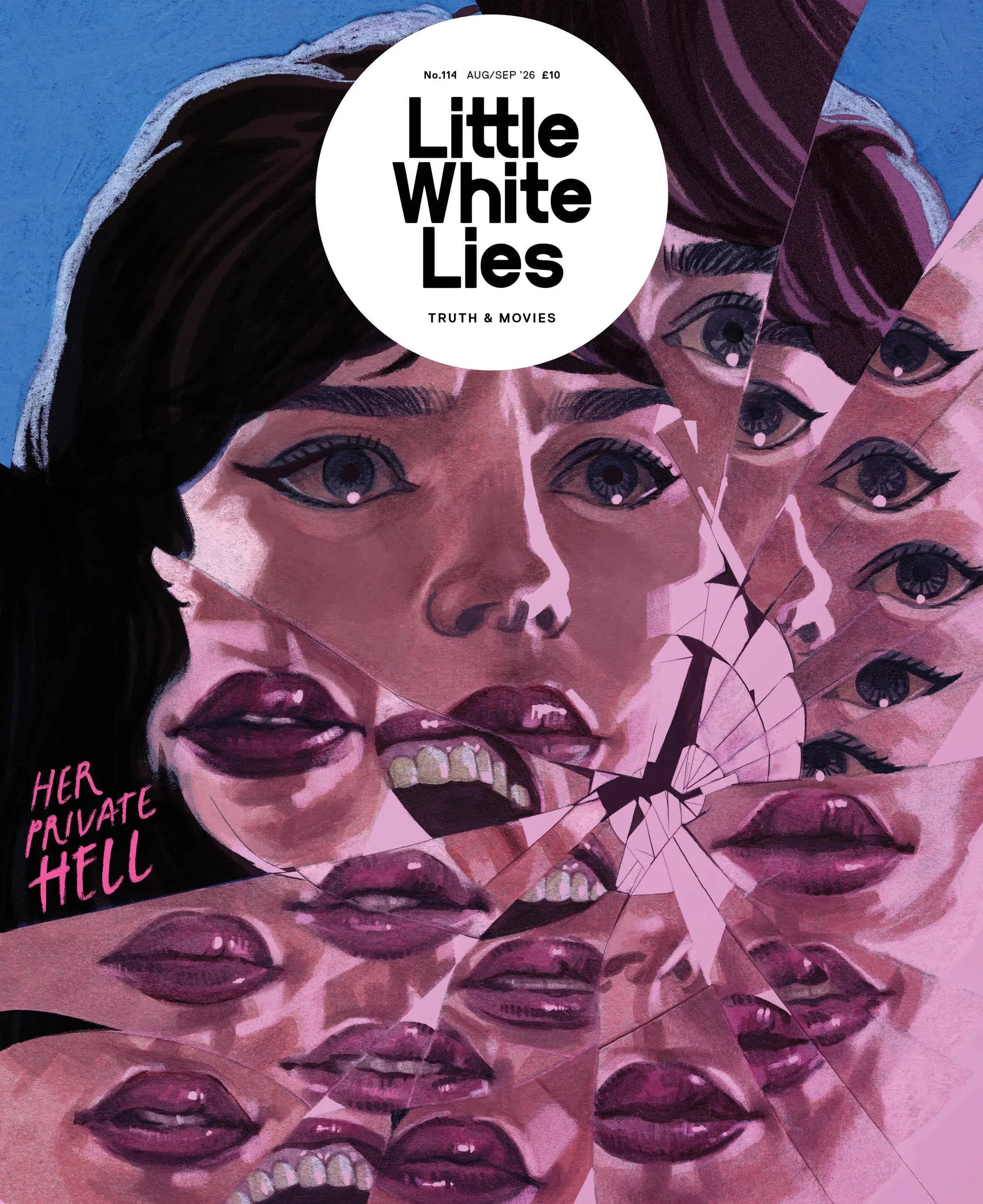 Little White Lies Magazine Issue 114 – Her Private Hell cover by Racheal Bruce
