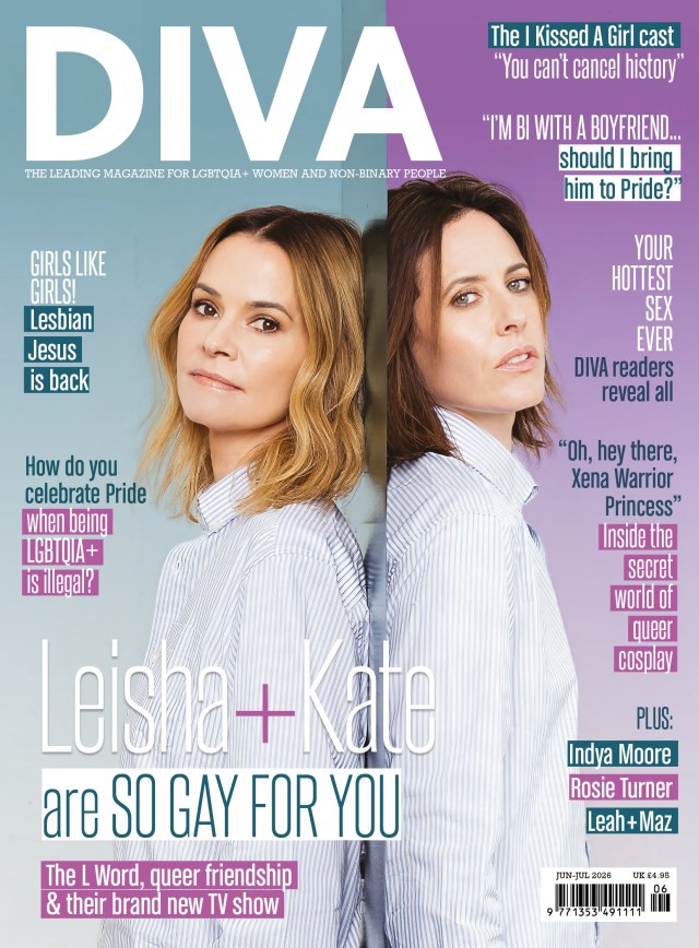 Diva Jun-July 2026 Leisha Hailey and Kate Moennig The L Word.